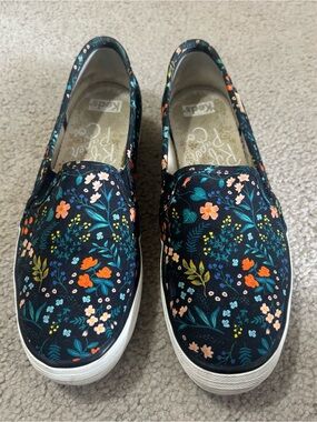 Keds x Rifle Paper Co. Triple Decker Wildwood slip-on sneakers